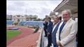 ملك مصر والسودان يزور استاد الإسكندرية الرياضي