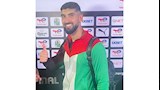 ياسر حمد لاعب الزمالك بقميص فلسطين
