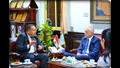 سفير اليونان خلال زيارته لجامعة الإسكندرية (1)