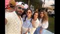 بالصور.. تامر حسني وبسمة بوسيل يحتفلان بعيد ميلاد ابنتهما أمايا