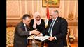 الدكتور عبدالهادى القصبي يستقبل سفير دولة اليابان في مصر