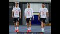 ياسر إبراهيم ومحمد شريف ومحمد عبدالمنعم من مران منتخب مصر