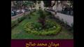 الأشجار والمسطحات الخضراء في ميادين الجيزة 