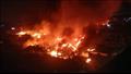 "الزرايب" تحولت كتلة نيران.. اللقطات الأولى للحريق الهائل في البراجيل (صور)