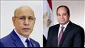 الرئيس السيسي يهنئ محمد ولد الشيخ الغزوانى بمناسبة