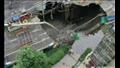 فيديو مرعب.. حفرة ضخمة تبتلع محطة مترو قيد الإنشاء في الصين