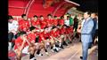 وزير الرياضة يؤازر المنتخب الأولمبي 