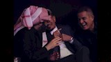تركي آل الشيخ وعمرو دياب من كواليس حفل هانز زيمر