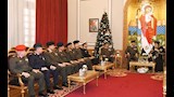 وزير الدفاع يهنئ البابا تواضروس الثاني بمناسبة عيد الميلاد المجيد (1)