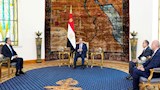 السيسي يستقبل العناني بعد فوزه بمنصب المدير العام 