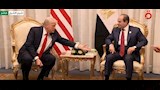 استقبال السيسي للرئيس ترامب في شرم الشيخ 