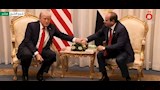 استقبال السيسي للرئيس ترامب في شرم الشيخ 