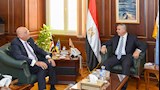 رئيس الجهاز خلال لقاء محافظ الإسكندرية