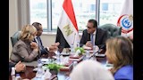 وزير الصحة يبحث مع وفد اتحاد المستشفيات العربية تع