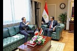 وزير الصحة يستقبل السفير الفرنسي لتنسيق المساعدات لغزة