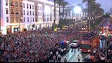 الاستقبال الأسطوري لأبطال المغرب في شوارع الرباط
