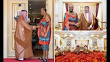 زي ملك إسواتيني خلال لقائه