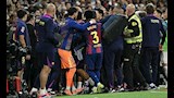 مشادة بين لاعبي برشلونة وريال مدريد (1)