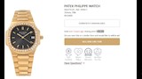 الساعة من "باتيك فيليب" بسعر 38,500 دولار