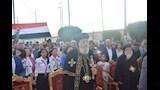 البابا تواضروس يفتتح مدارس ويضع حجر أساس كاتدرائية