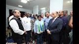 محافظ كفر الشيخ ووزراء زراعة أفارقة يتفقدون معرض أصناف الأرز بسخا (صور)