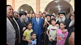 محافظ الأقصر وقيادات أمنية يشاركون بالاحتفال السنوي بدير مارجرجس (9)