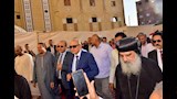 محافظ الأقصر وقيادات أمنية يشاركون بالاحتفال السنوي بدير مارجرجس (12)
