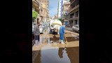 شفط تجمعات مياه الأمطار من شوارع شبين الكوم بالمنوفية (1)