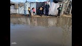 "تحولت إلى برك مائية".. خيام غزة تغرق تحت الأمطار الغزيرة (فيديو-صور)
