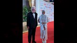 النجم حسين فهمي وشهد أحمد من مهرجان القاهرة السينمائي