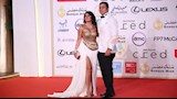 رانيا يوسف وزوجها على الريد كاربت