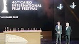 النجم حسين فهمي، رئيس مهرجان القاهرة السينمائي الد