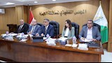المهندس عادل النجار خلال ترؤسه اجتماع المجلس التنف