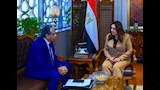 وزيرة التنمية المحلية تبحث تعزيز التعاون مع مركز سيداري للمشروعات البيئية