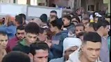 أهالي إطسا بالفيوم يشيعون جنازة الشاب أحمد 