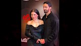 الفنانة مي عز الدين الأنظار رفقة زوجها