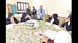بالصورـ محافظ أسيوط يتفقد مدرسة الأمل للصم وضعاف السمع   
