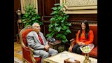 رئيس مجلس الشيوخ يستقبل وزيرة التخطيط والتعاون الدولي (2)