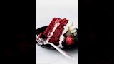 تورتة المخمل الأحمر قطعة من الفخامة