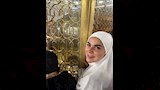رانيا منصور تودع السنة من الحرم المكي