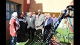 محافظ أسوان يتابع أعمال تطوير مدرسة اللغات
