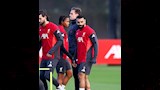 محمد صلاح في تدريبات ليفربول قبل مواجهة الإنتر (4)
