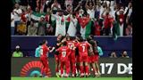 احتفال منتخب الأردن                                                                                                                                                                                     