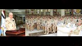 رئيس أركان حرب القوات المسلحة يتناول وجبة الإفطار مع هيئة تدريس وطلبة معهد ضباط الصف المعلمين (2)