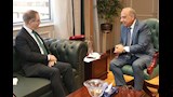 استقبال وزير الكهرباء سفيرَ بريطانيا بالقاهرة