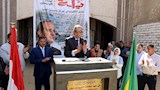 محافظ المنيا يضع حجر أساس توسعة المركز التكنولوجي