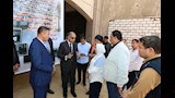 محافظ المنيا يضع حجر أساس توسعة المركز التكنولوجي