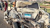 مصرع شخص في حادث مروع على الطريق الحر بالقليوبية