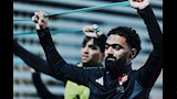 تدريبات الأهلي قبل مباراة الهلال السوداني (2)