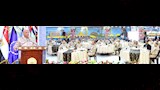 وزير الدفاع يشارك مقاتلي الجيش الثالث وقوات شرق القناة تناول وجبة الإفطار